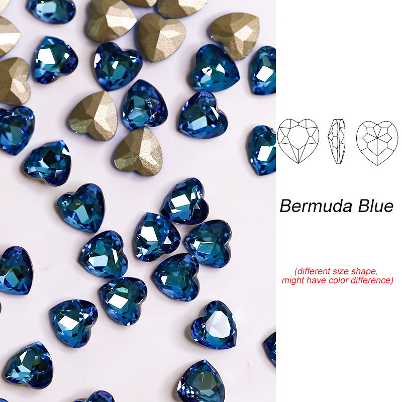 Heart-Bermuda Blue(001BB)