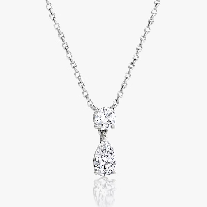 Moissanite+GRA Certificate-White Gold