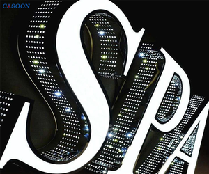 工場直接ストリップボードビッグレターサイネージLedイルミネーションレターサインストア用 - Product Image 6