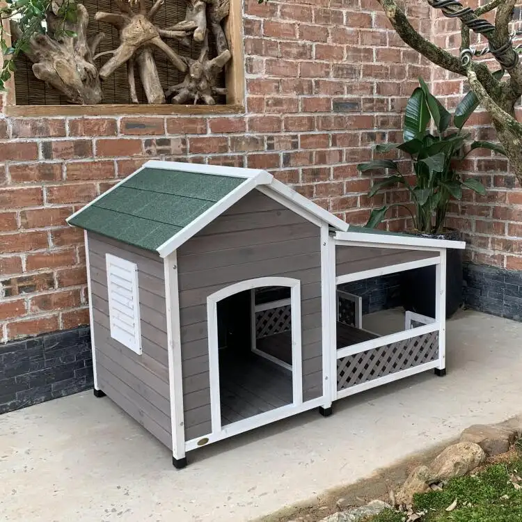Удобный большой домик для собак SUNNYZOO, деревянная клетка для собак большого размера