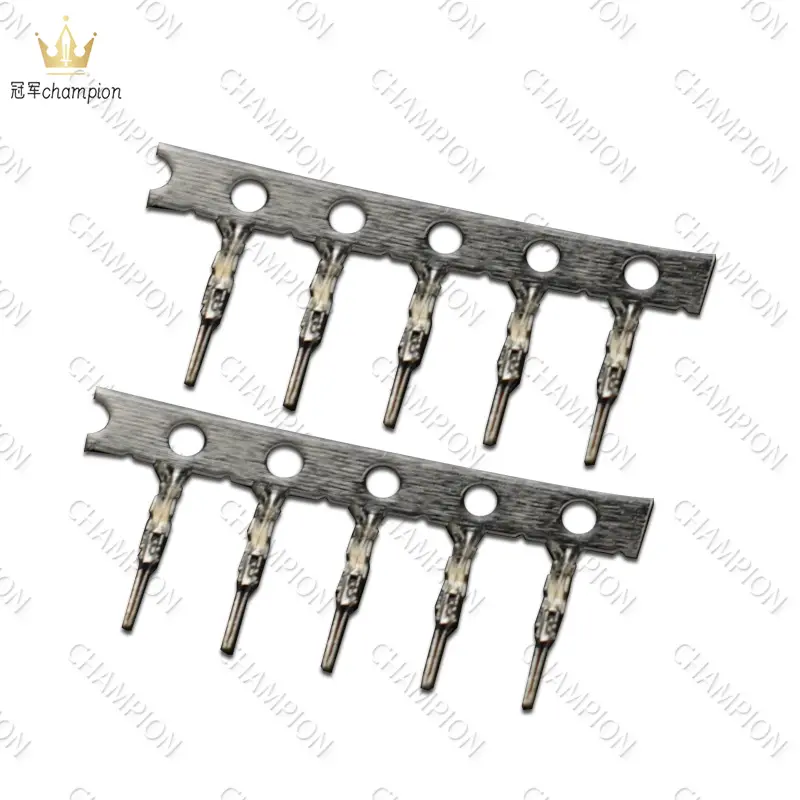 champion Female rubber shell male terminal copper Terminal blocks 1.25mm pitch connector Wire pressing male metal needle