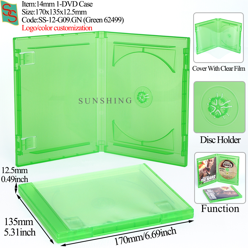 1-Boîtier DVD Vert G09