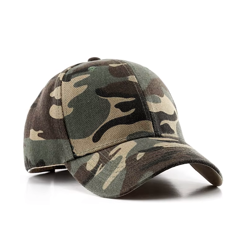 Camouflage-Structured Baseball Cap