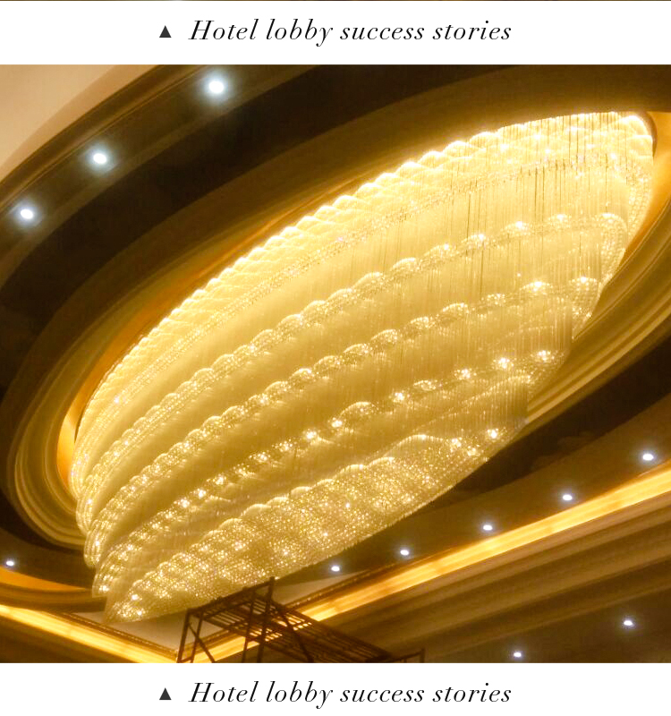 Guzhen factory customize chandelier modern luxury large for hotel lobby and restaurant with 3 years warranty