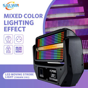 Newest Dj Disco Equipment Light DMX 1000W RGBW <strong>LED</strong> Strobe Moving Light With Flash Dyeing Shaking Head for bar Party Show - Product Image 1