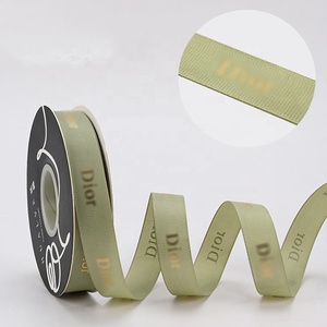 制造商设计师定制色带卷单面加密缎带批发。 - Product Image 6