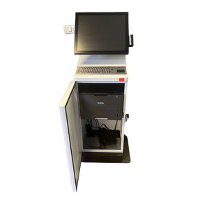 Quiosco de impresión de autoservicio de documentos de impresión láser A4 con pantalla táctil con teclado de metal para organizaciones gubernamentales hospitalarias - Product Image 3