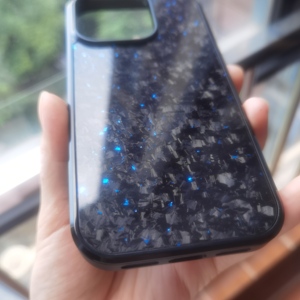 Hot Selling Shiny Forged Carbon Fiber Phone case for iphone 16 Anti-fall 16Promax Protective case Mobile Phone <strong>Shell</strong> - Product Image 6