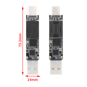 USB3.2ชิปแฟลชไดรฟ์แบบ USB 3.2ตัว + ชนิด C โลหะความจุสูงความเร็วสูงสำหรับคอมพิวเตอร์โทรศัพท์มือถือ - Product Image 6