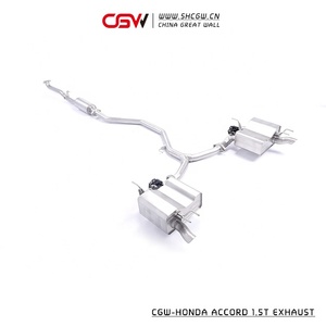 Factory Pricing Active Sound Exhaust Muffler Catback Piping with <strong>Valves</strong> for Honda Accord 1.5T MY 2018 Exhaust <strong>Tips</strong> - Product Image 3