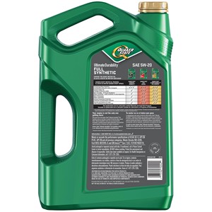 アメリカの5クォートクエーカー州フルシンセティック5W-20モーターオイル - Product Image 3
