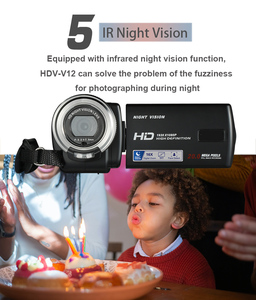 HD720P Digital Video <strong>Camera</strong> with 3.0'' TFT Display Night Vision Digital Video Camcorder - Product Image 5