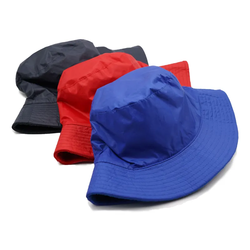 Cappelli in pile polare da pescatore a doppio lato di fabbrica cappello da pescatore in Nylon reversibile personalizzato impermeabile