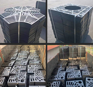 OEM tùy chỉnh nhựa tổng hợp BMC sợi thủy tinh FRP SMC cây lưới CE chứng nhận kích thước tùy chỉnh cho nắp hố cây & cảnh quan - Product Image 3