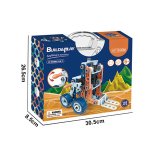 教育工学学習セット12 in 1幹玩具152PCS DIYクリエイティブビルディング建設ブロック - Product Image 2