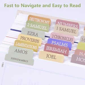 Nghiên Cứu Kinh Thánh cung cấp Nhật ký loại bỏ và thay thế các tab chỉ số Kinh Thánh loại bỏ và thay thế các tab chỉ số Kinh Thánh - Product Image 3