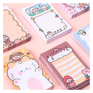 Bloc de notas de chocolate personalizado para hacer la lista Bloc de notas de papelería Papelería escuela Mini notas adhesivas lindas - Product Image 1
