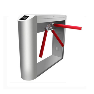 Hochs icherheit 304 Edelstahl Fußgänger Eingang und Ausgang QR-Code RFID-Karte Zugangs kontroll system Stativ Drehkreuz für Büro - Product Image 1