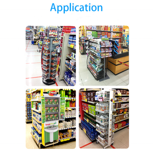 Kreatives Design Doppelseitiges Metall-<span class=keywords><strong>Display</strong></span>-Rack Laminats truktur Boden lagerung Eisen-<span class=keywords><strong>Display</strong></span>-Rack mit Haken