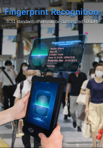 Мобильное распознавание лица HFSecurity FP08 Android 9,0, портативная система записи отпечатков пальцев и времени, облачное программное обеспечение - Product Image 6