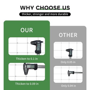 Trellis cố định hôn dệt mạ kẽm cao độ bền kéo dây hàng rào bền dê hàng rào lý tưởng cho trang trại và bảo vệ lĩnh vực - Product Image 6