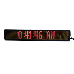 Jhering P7.62 RGB a colori con testo a LED Display 7x80 con scritta a scorrimento programmabile per Display segnaletica digitale per esterni - Product Image 4