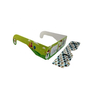 Biểu tượng tùy chỉnh giấy nhiễu xạ kính cầu vồng hiệu ứng sao 3D kính cho kỳ nghỉ Đảng ánh sáng hiển thị các tông nhiễu xạ Kính - Product Image 2