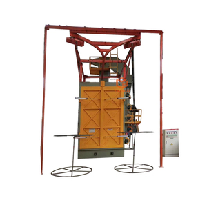 Different Size Sandblasting Cabinet Spray Booth Automatic Shot <strong>Blasting</strong> Machine with Hanger Crane for Vehicle Frame Spare Parts - Product Image 5