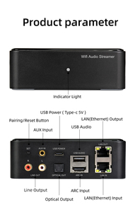 CL-BOX专业数字音频播放器音乐流光Hifi发烧硬解码BT 5.1 Airplay2无线Rca - Product Image 4
