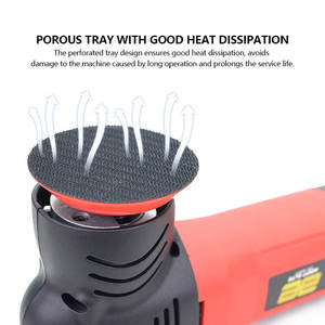 380W Mini Da Xe Máy Đánh Bóng 3 Inch 75Mm Ủng Hộ Tấm Scratch Remover Tự Động Đánh Bóng Đệm Cho Xe - Product Image 4