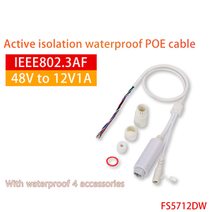 FS5712DW Poe IP66 <strong>Network</strong> <strong>Camera</strong> Power Over Ethernet Cable for <strong>IP</strong> Surveillance POE <strong>IP</strong> <strong>Camera</strong> Accessory Waterproof Surveillance - Product Image 6
