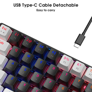 61 <strong>Keys</strong> 60 Percent Wired Mechanical <strong>Keyboard</strong> 60% RGB Gaming <strong>Keyboard</strong> for <strong>Computer</strong> PC <strong>Keyboard</strong> with Backlit - Product Image 6