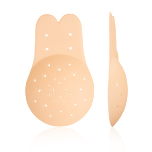 Thỏ tai Silicone núm vú bao gồm backless núm vú bao gồm cho khiêm tốn siêu mỏng vô hình áo ngực nâng ngực vú nâng miếng đệm núm vú - Product Image 4