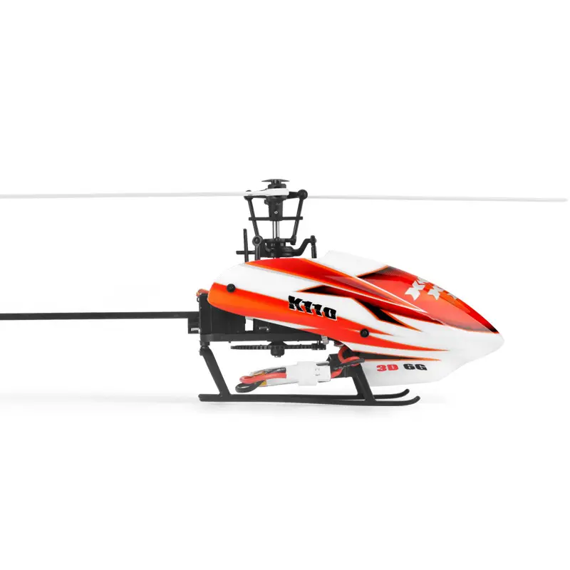Wltoys K110 jouets radiocommandés 6-Aixs RC Mini hélicoptère 6CH avec moteur sans balais jouets d'avion électrique