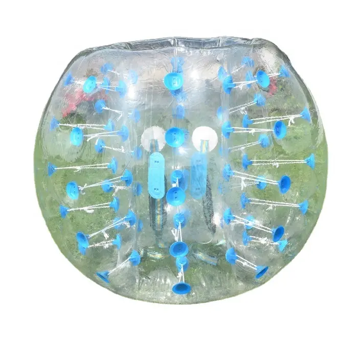 Boule de football gonflable transparente personnalisée, antichoc, zorb ball, pièces