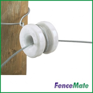 Heavy Duty 45 mm Diameter Fencing End Corner <strong>Electric</strong> Fence Porcelain <strong>Insulators</strong>