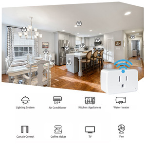 15a Google ev Mini Tuya Alexa abd standart Wifi akıllı güvenlik çok konuşma dönüşüm tak - Product Image 6
