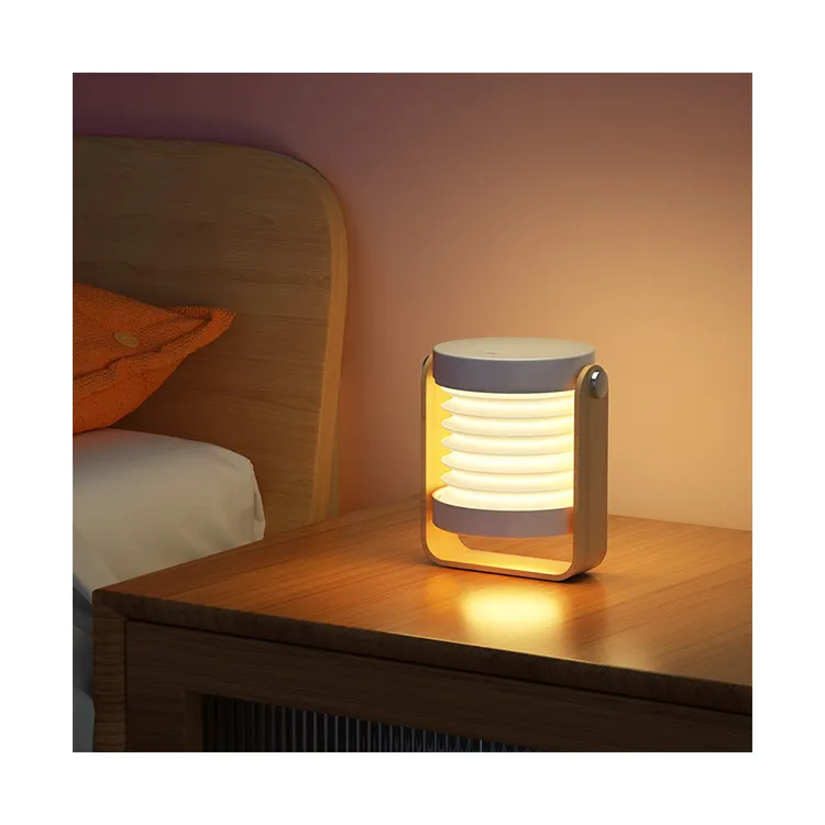 Retractable foldable LED desk lamp USB charging outdoor night light portable lantern lamp