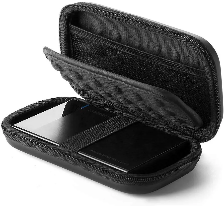 사용자 정의 휴대용 여행 전자 제품 저장 Sandisk 하드 디스크 USB 디스크 지퍼 파우치 하드 보호 EVA 케이스