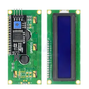 LCD1602 modulo LCD 1602 blu/giallo verde schermo 16x2 caratteri Display LCD PCF8574T PCF8574 IIC interfaccia I2C 5V per arduino