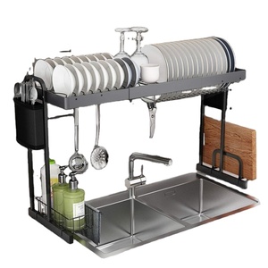 2-layer <strong>S</strong>-shaped Metal <strong>Dish</strong> <strong>Racks</strong> for Kitchen <strong>Dish</strong> Drying Drainer Tableware Drying <strong>Rack</strong> <strong>Dish</strong> <strong>Rack</strong> Multi-functional