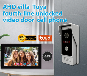 LOGO personalizado 7 "Monitor táctil Video puerta teléfono intercomunicador Tuya Villa intercomunicador con sistema de intercomunicación Wifi - Product Image 2