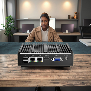 Dual LAN Fanless Mini PC Industrial <strong>Desktop</strong> <strong>Computer</strong> Celeron N2840/N2930 J1900 <strong>2</strong>*RTL8111H <strong>2</strong>*RS232 USB for Dual Display New US - Product Image 3