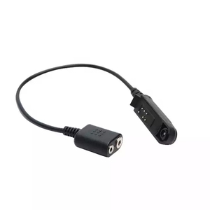 Baofeng-Cable adaptador de walkie talkie-walkie a K de 2 pines adecuado para auriculares de walkie talkie de 2 pines, accesorio de micrófono para auriculares, Radio, Radio y radio, 2 unidades - Product Image 1