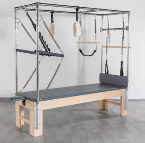 Yüksek kaliteli akçaağaç ahşap Cadillac Pilates Reformer yatak meşe ahşap Pilates çekirdek yatak Cadillac Pilates makinesi ekipmanları Set