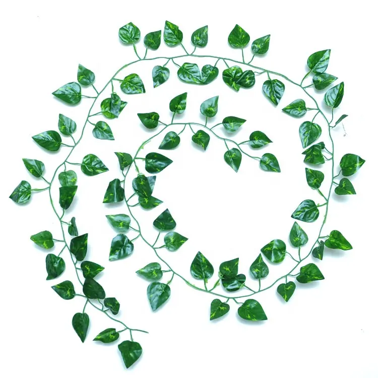 Artificial green ivy leaf plants vine hanging garland
