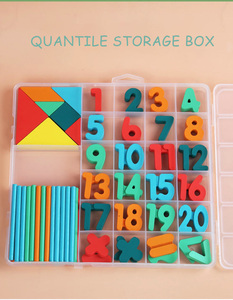 Ahşap matematik öğrenme SetGeometry ve aritmetik eğitici oyuncak Montessori ilham erken öğrenme bulmaca matematik becerilerini geliştirir - Product Image 2