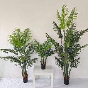 北欧装飾造園植物緑のバナナツリーStrelitziasスカイバードヤシの木耐久性プラスチックシルク造園用 - Product Image 5