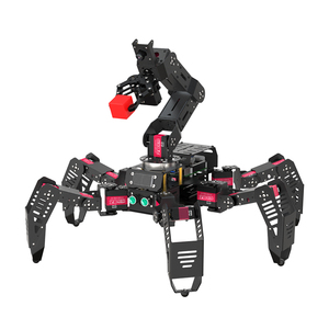 Raspberry Pi 4B Hexapod Robot SpiderPi Pro Kit, оснащенный ИИ-видением, Роботизированный рычаг отслеживания и захвата - Product Image 1