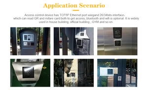 CE ROHS FCC QR Code Access Control System RJ45 Wiegand TCP IP Door RFID Access Control Weigand 26/34 <strong>Output</strong> 2D IC <strong>Card</strong> Reader - Product Image 6